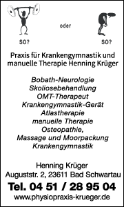 Praxis für Krankengymnastik und manuelle Therapie Henning Krüger